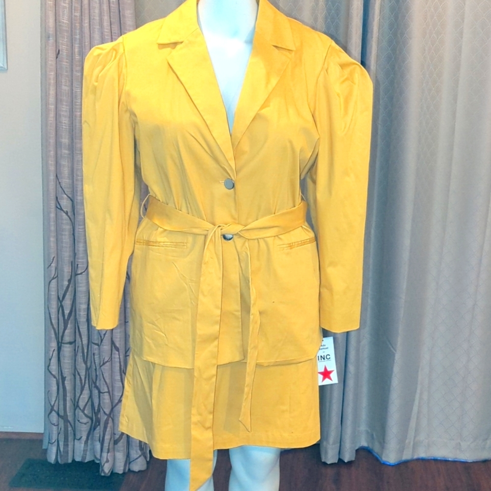 Ade Samuel for Inc  Sateen Jacket (XXXL) And Skirt (XXL) sold as set.